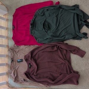 Express Lot Of 4 Long Sleeve Tops